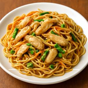 Chicken egg noodles
