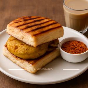 Grilled Batata Vada Pav 