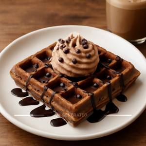Chocolate Coffee Waffle