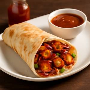BBQ Paneer Shawarma