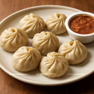 Chicken Steamed Momos [6 Pieces]
