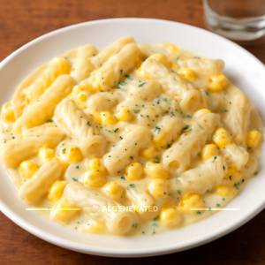 Cheese corn pasta