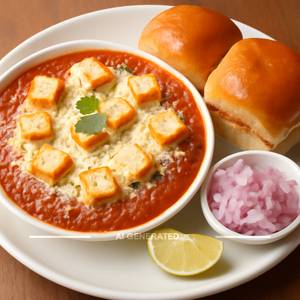 Cheese Paneer Pav Bhaji