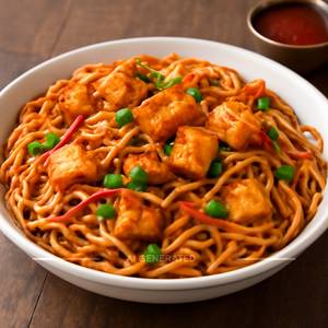 Paneer schezwan noodles