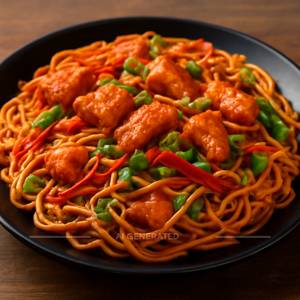 Schezwan Chicken Noodles