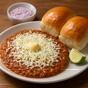 Cheese pavbhaji