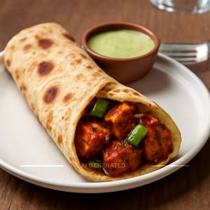 Veg Boti Tikka Roll
