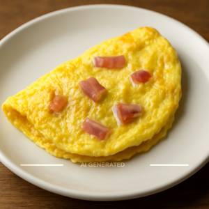 Single egg omelette
