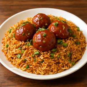 Veg manchurian rice