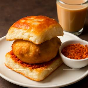 Butter vada pav