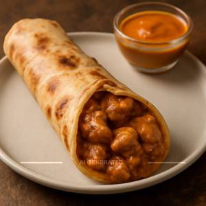 Butter Chicken Roll