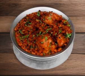 Veg Keema Chaap with Malabar paratha