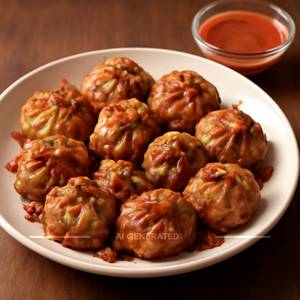 Veg Chilli Momos [10 Pieces]