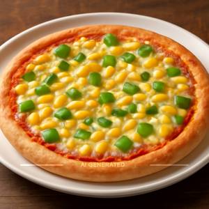 Corn And Capsicum Pizza (8 Inches)