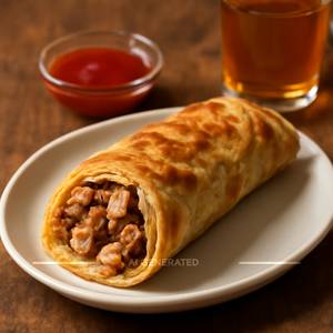 Egg chicken roll
