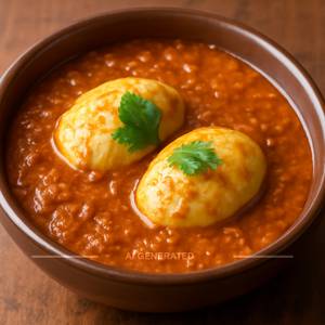 Anda curry half 2 egg