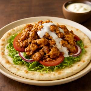 Open Chicken Shawarma