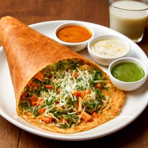 Vegetable Cheese Dosa