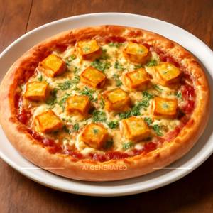 Paneer cheese pizza
