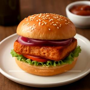 Spicy Paneer Burger