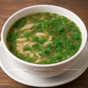 Chicken Lemon Coriander Soup   