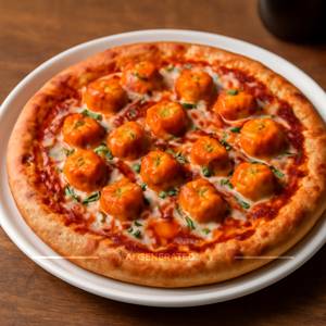 Paneer tandoori pizza