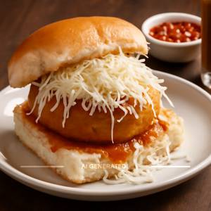 Schezwan Cheese Vada Pav