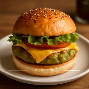 Veggie Cheesy Burger