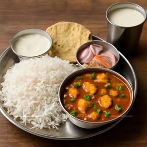 Mutter Paneer Thali