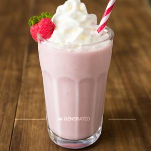 Strawberry milk shake