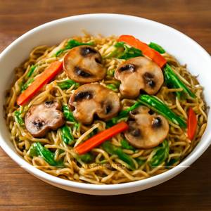 Veg Noodles With Mushroom