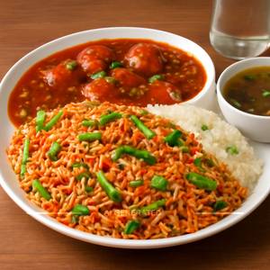 Veg Triple Schezwan Rice