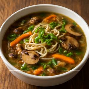 Noodles soup bowl