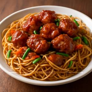 Chicken noodles