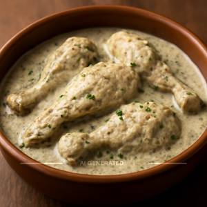Chicken Kali Mirch (White Gravy)