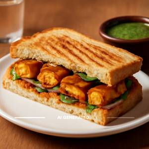 Paneer tikka sandwich