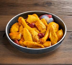 Boiled and Roasted Raw Country Chicken