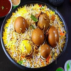 Egg mutton biryani