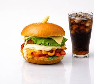 CHICKEN BURGER WITH COKE