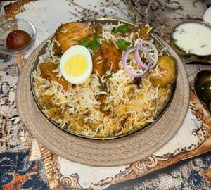 Classic Spicy Chicken Dum Biryani (No Junk • Real Taste) ( 650 ml)