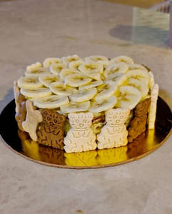 Dog Birthday Cake Bananatopping 500gms