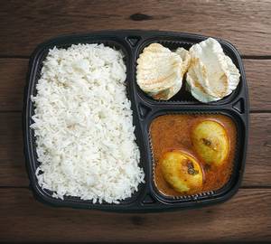Egg mini thali
