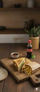 1 Small Grill Sandwich+ French Fries+ Coke 250 Ml