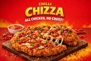 Chilli chicken cheeza