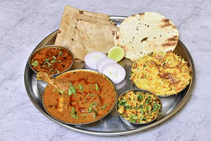 Special Punjabi Chicken Thali