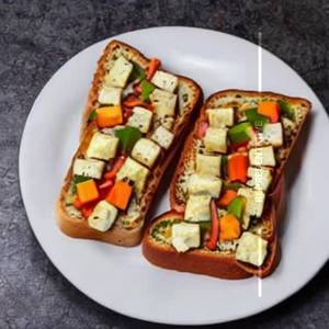 Veg paneer mayonniaise toast