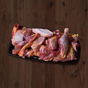 Country chicken with skin