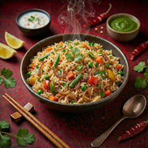 Desi Style Veg Fried Rice