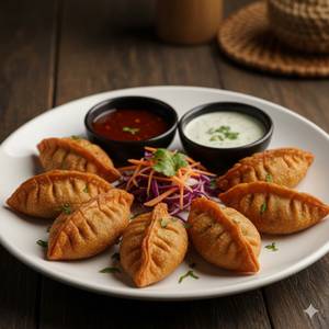 Crispy Veg Fried Momos (8pc)