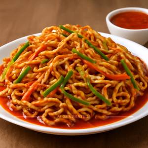 Veg Triple Schezwan Fried Noodles
